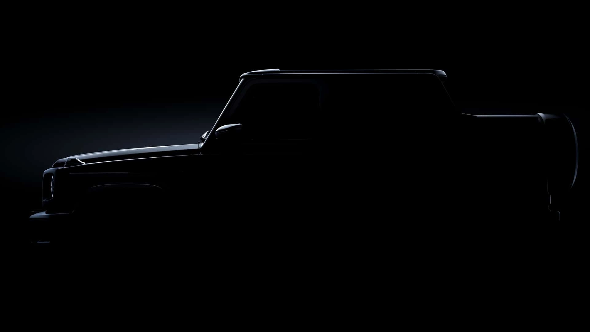 New mercedes g class convertible teaser