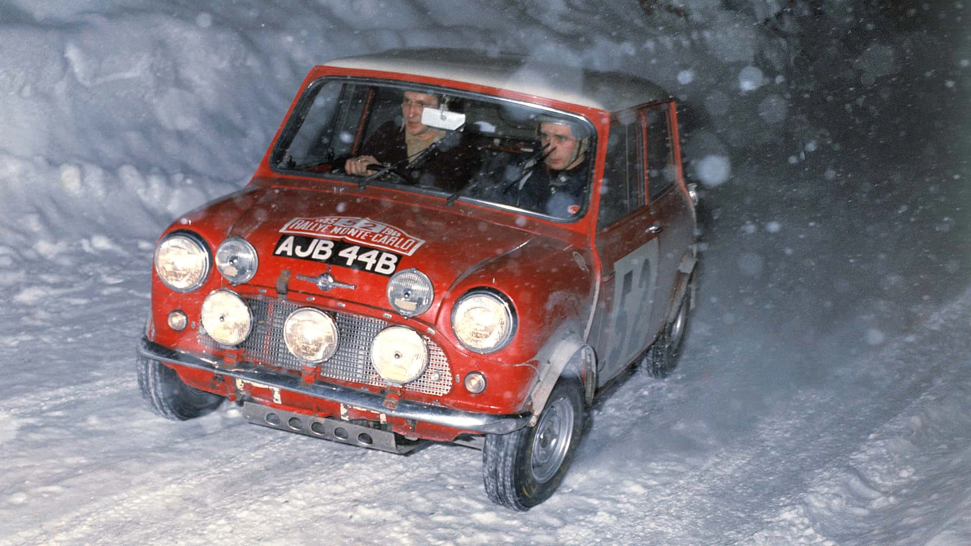 1965 monte carlo rally timo makinen fin paul easter eng   mini cooper s   16 01 1965