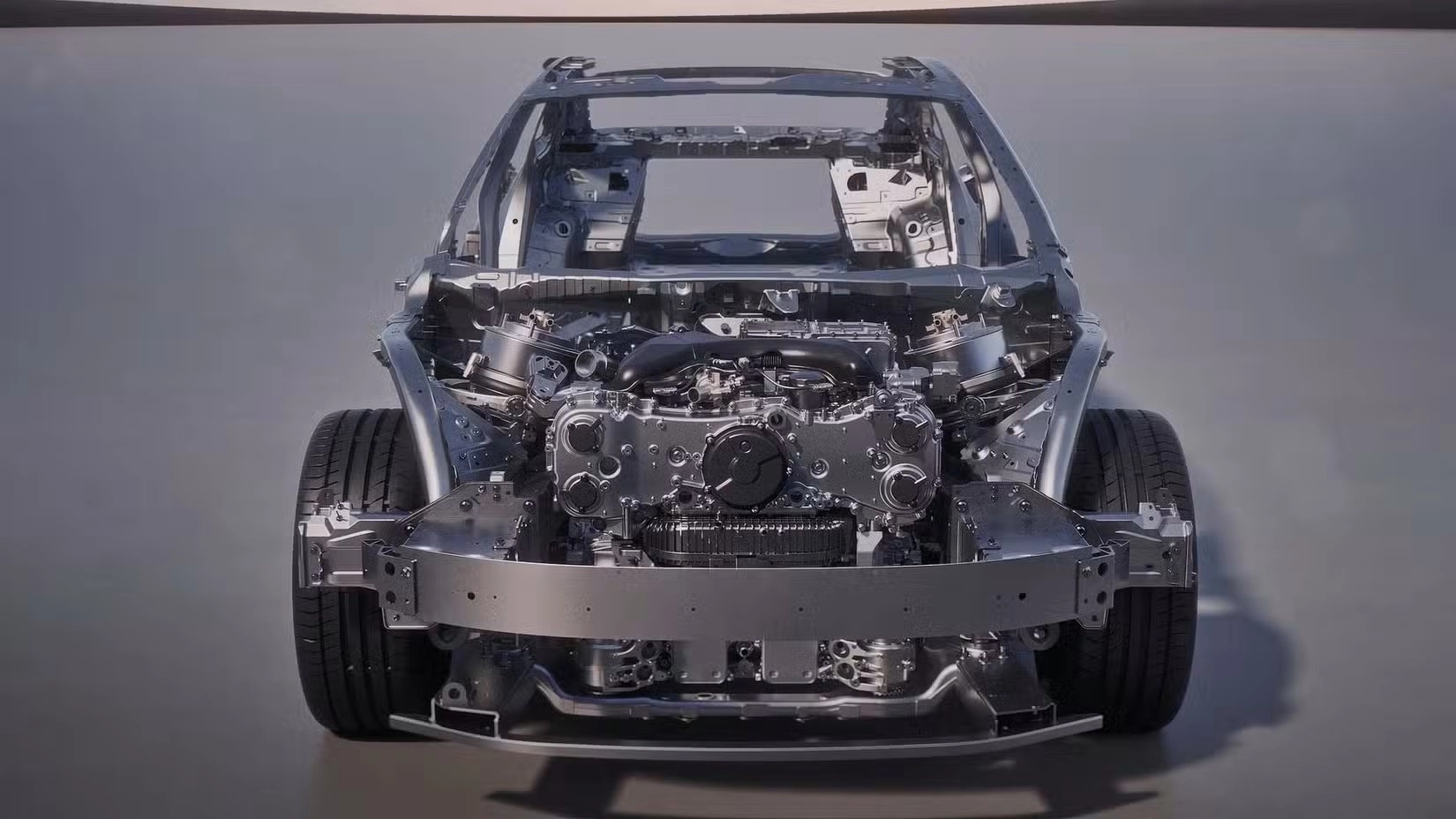 Byd yangwang u7 sedan front cutaway