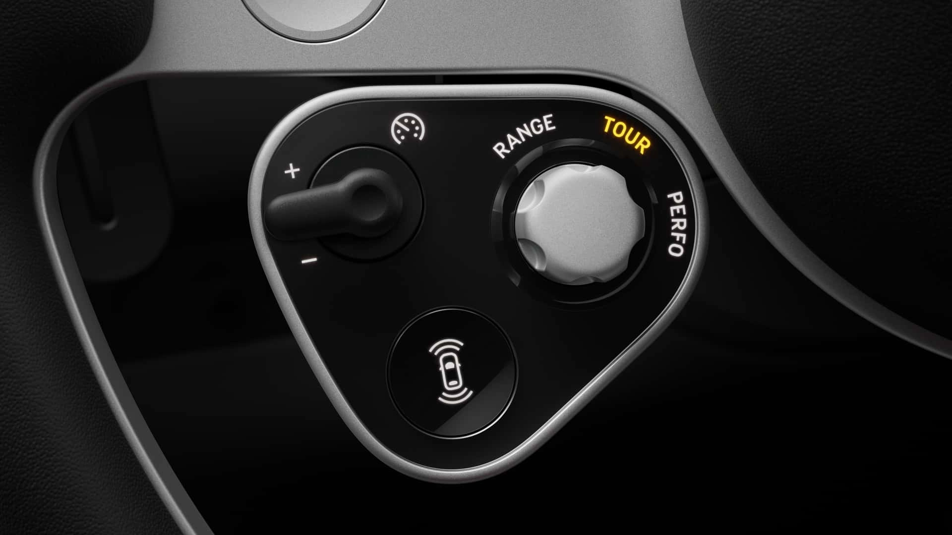 Ferrari luce comandi al volante