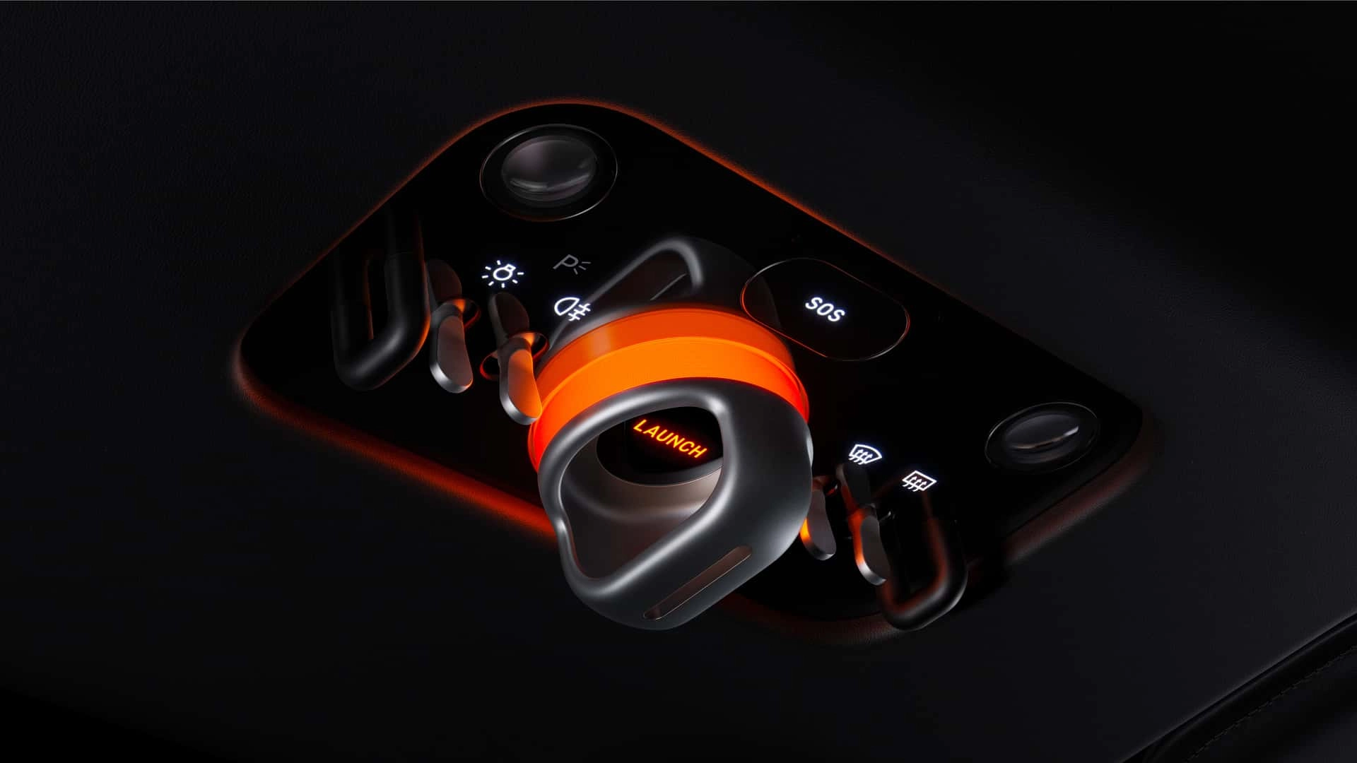 Ferrari luce comandi in alto