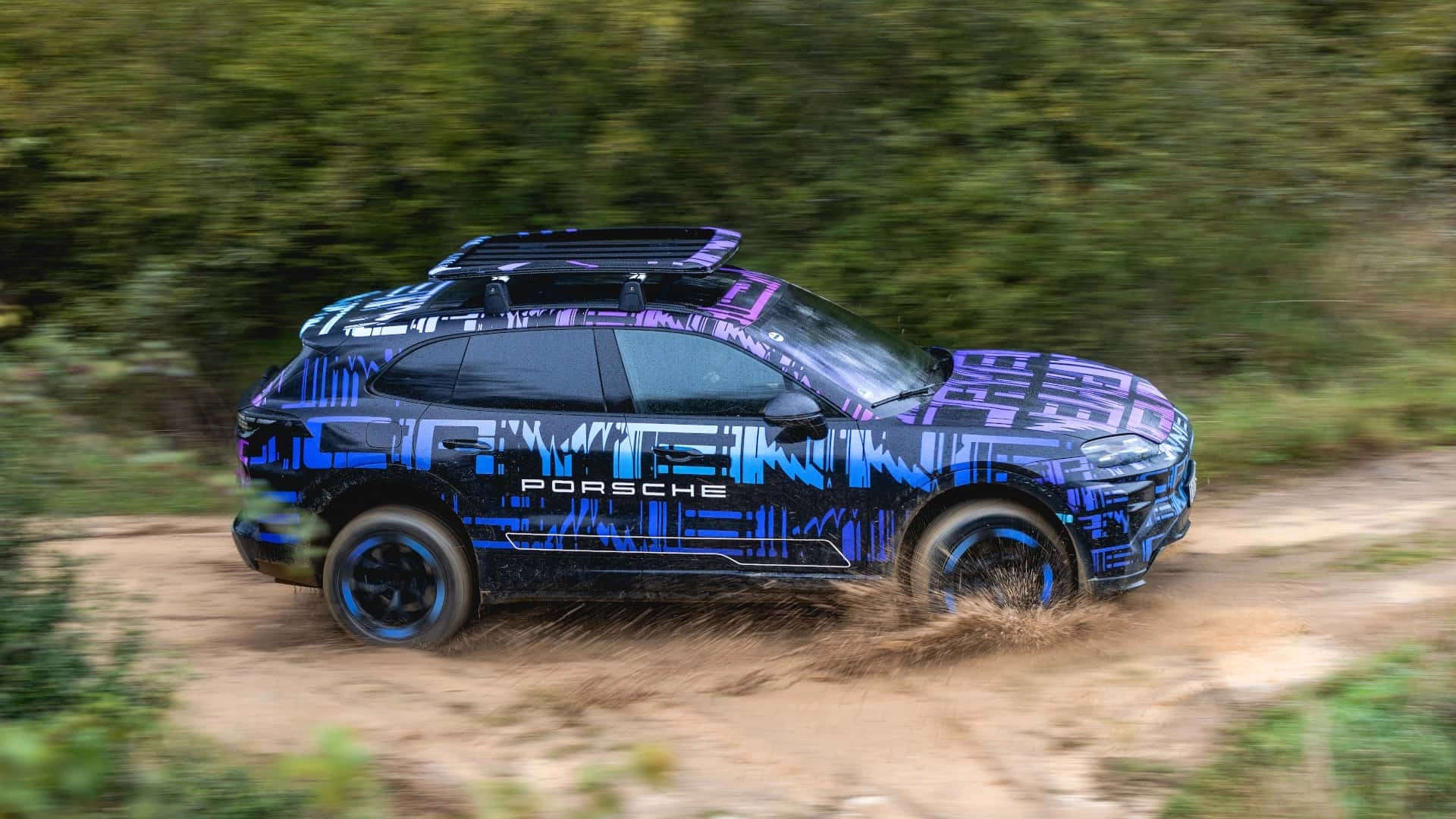 Porsche cayenne electric im gelande