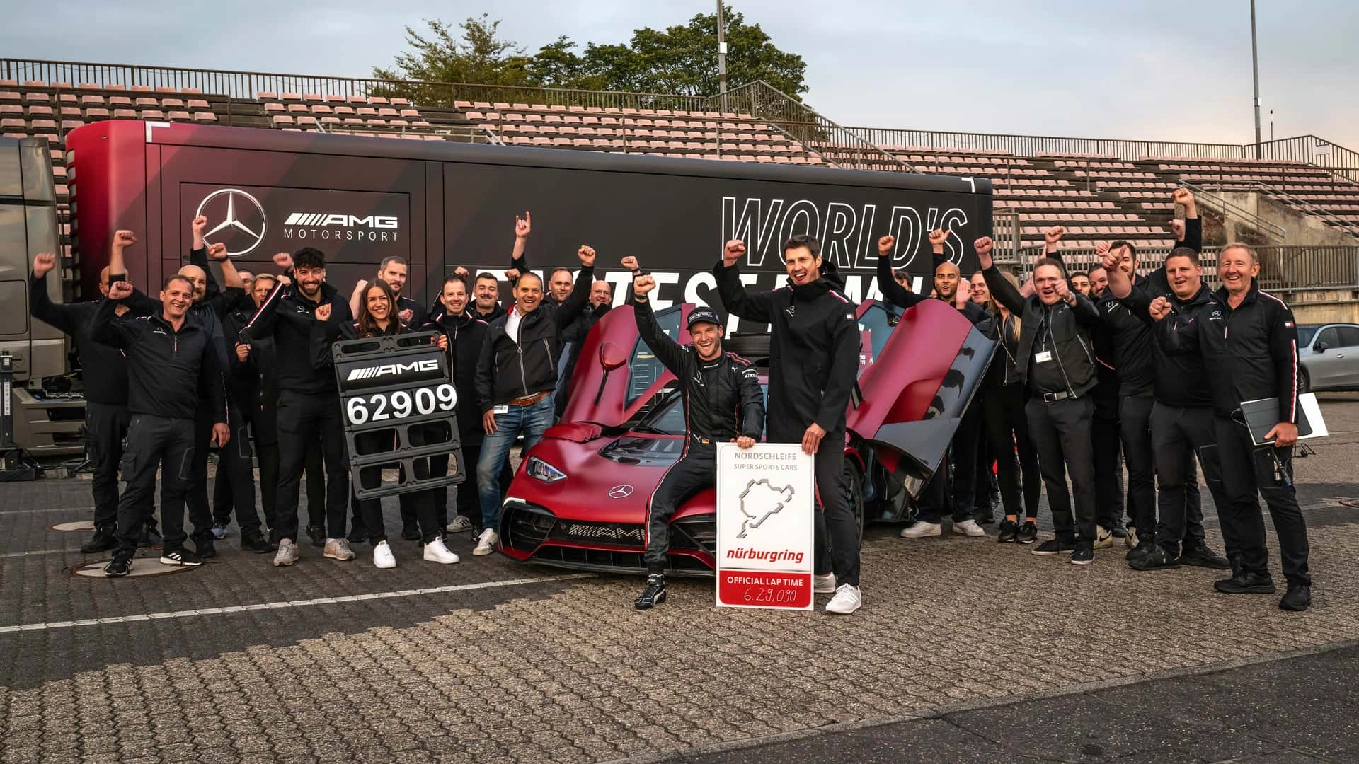 6 29.090 min mercedes amg one bricht eigenen rundenrekord auf der nurburgring nordschleife