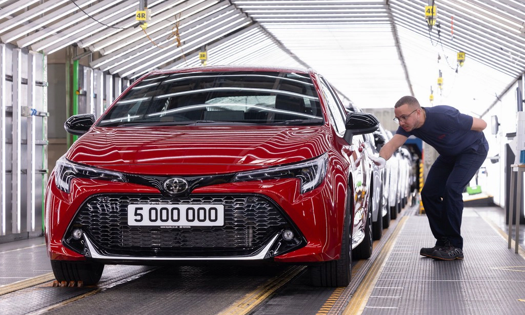 Toyota proizvela 5 miliona automobila u Velikoj Britaniji