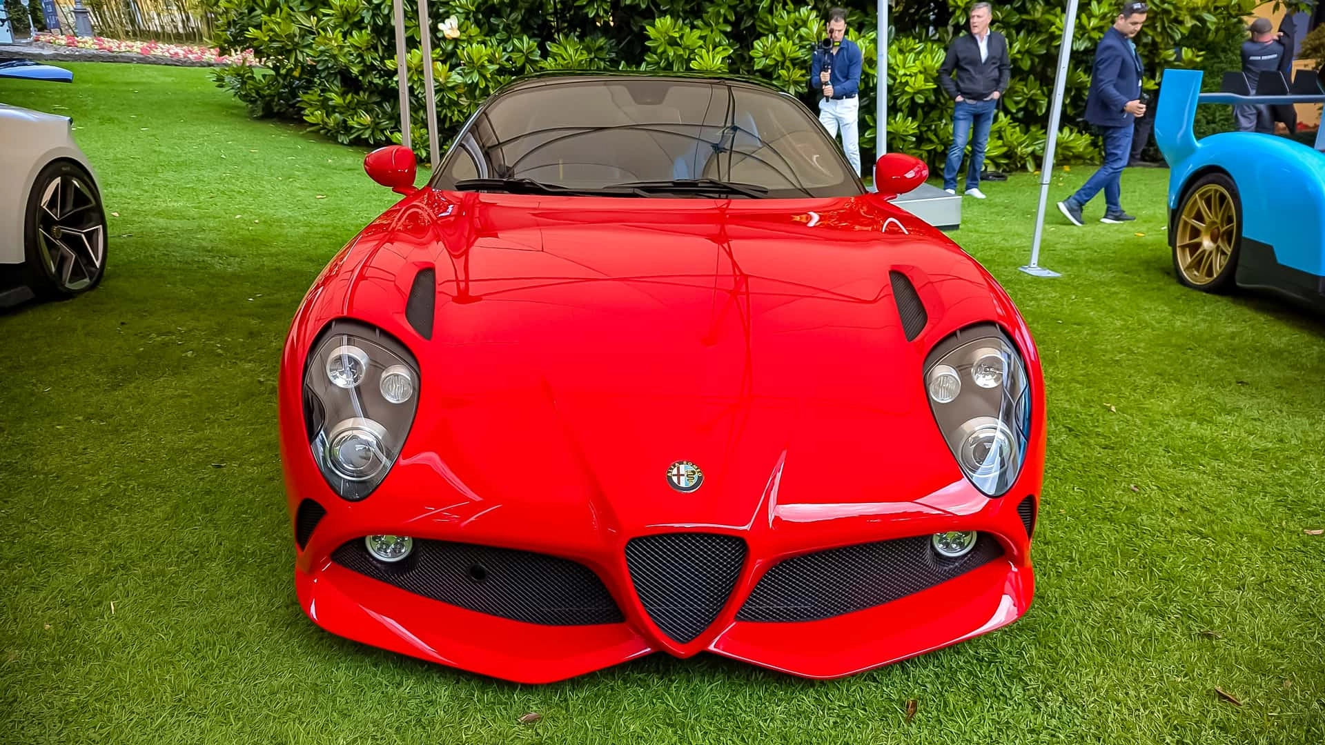 Alfa romeo 8c doppiacoda zagato 2025 live bilder