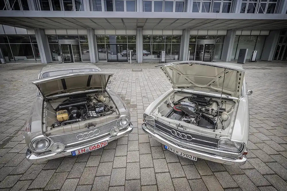 03 Herzverpflanzung Der Audi Rechts Mit Viertakt Vierzylinder Quelle Unternehmensarchiv Der Audi AG