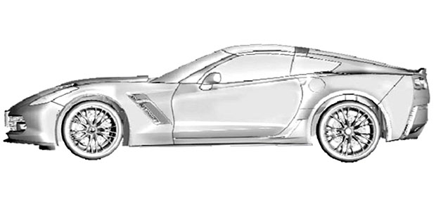 Pojavile se skice Corvette C7