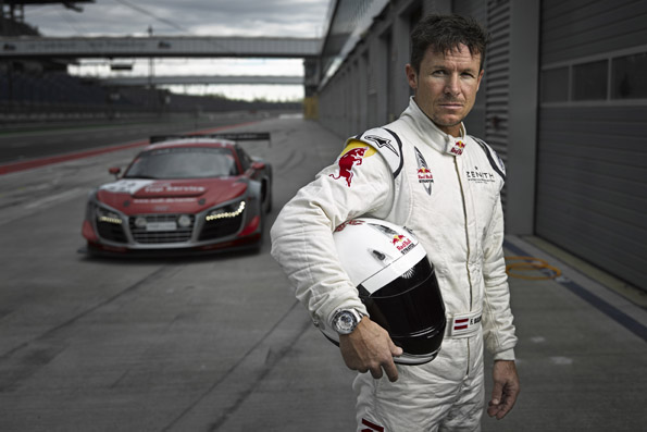 Felix  Baumgartner starta u Audiju R8 