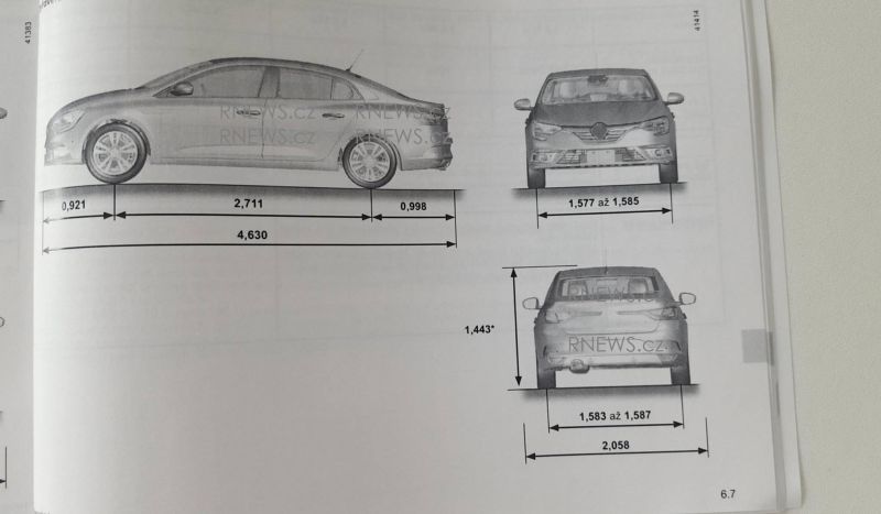 Procurili detalji novog Meganea Sedan