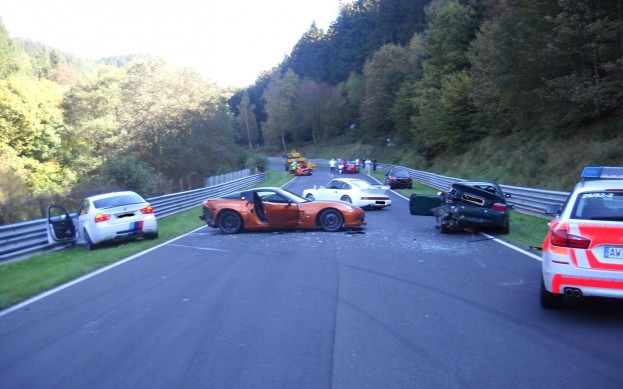 Corvette Z06, BMW M3 i još 6 automobila u sudaru 